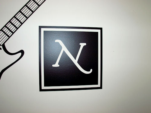 Block Monogram Wall Decal