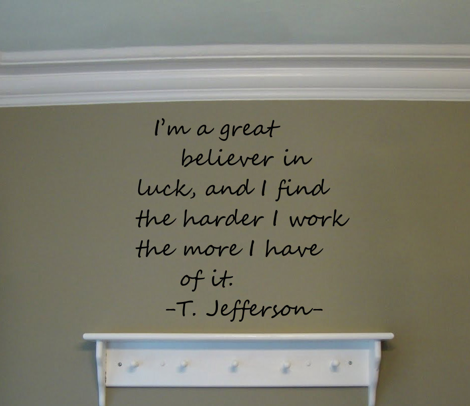 Believer In Luck Wall Decal