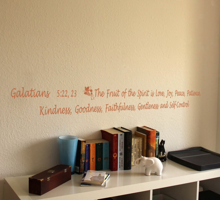 Fruit Of The Spirit Galatians Wall Decal