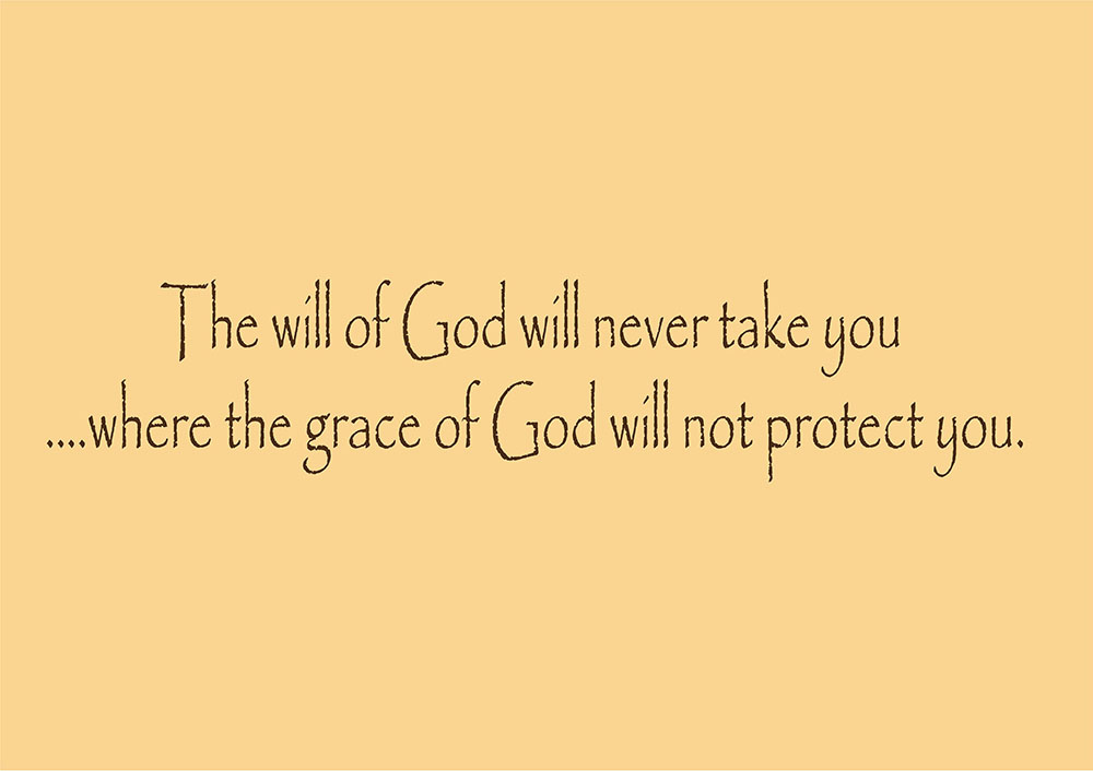 The Will Of God Wall Decal 