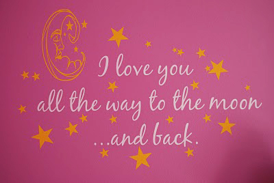 Love You To Moon And Stars Wall Decal