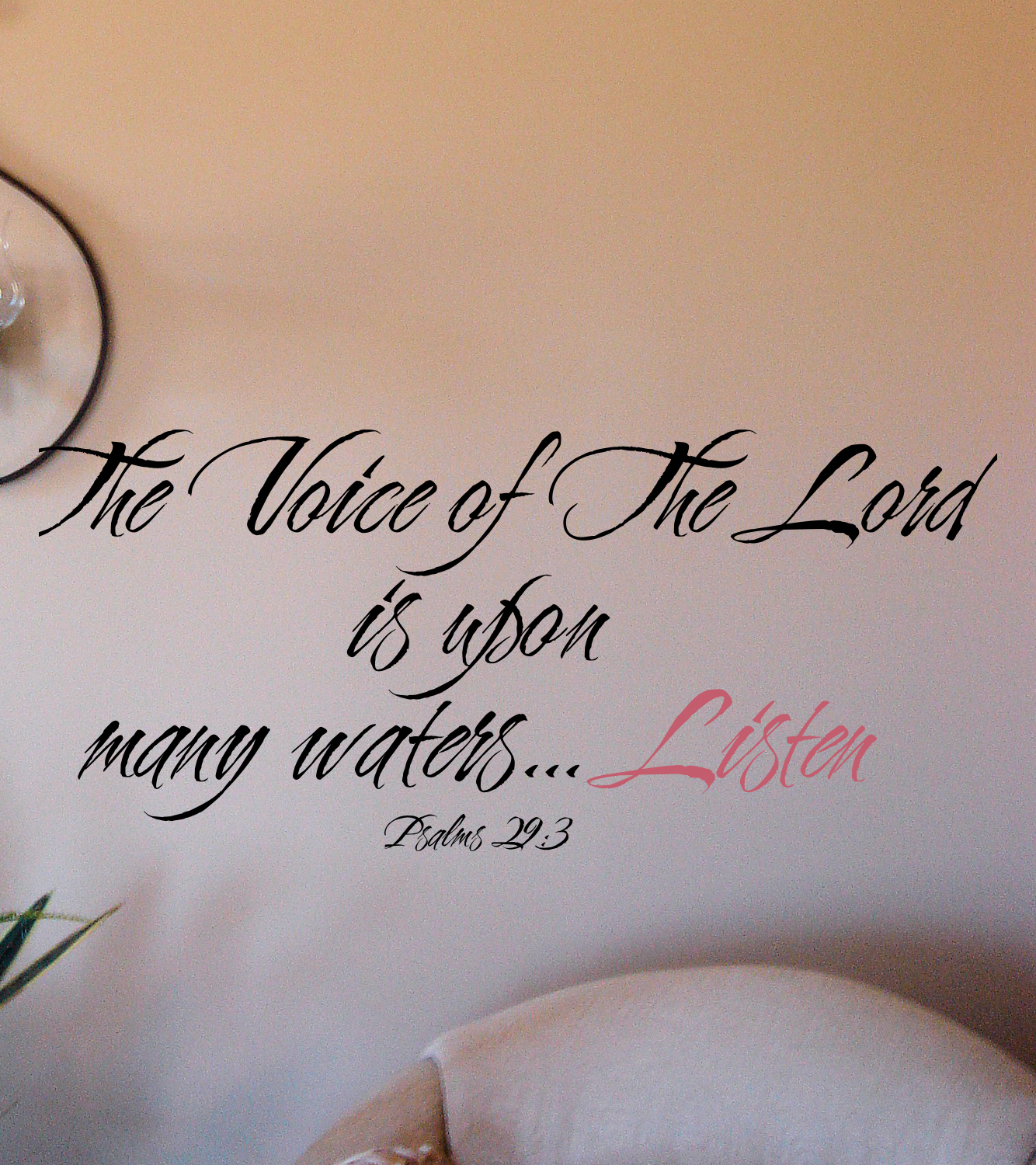The Voice Wall Decal 