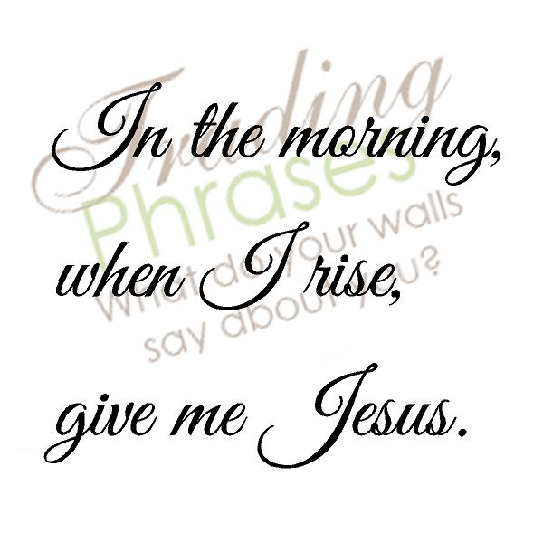 Give Me Jesus Wall Decal