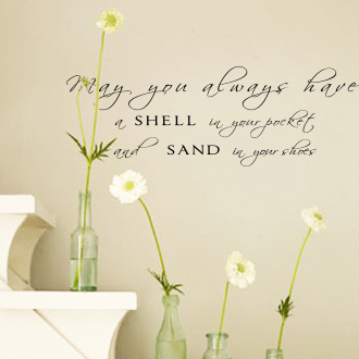 Shell In Your Pocket Wall Decal 