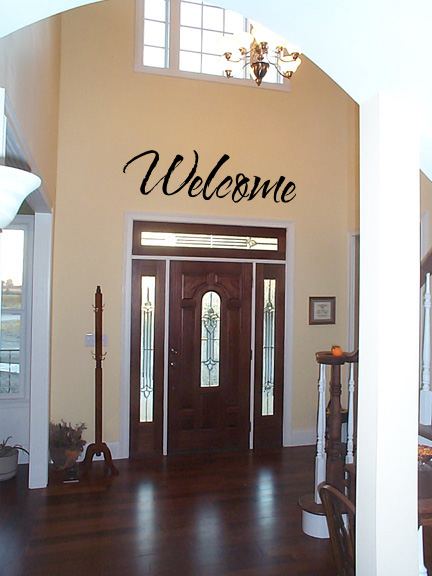 Simply Welcome Wall Decal