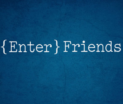 Enter Friends Wall Decals   