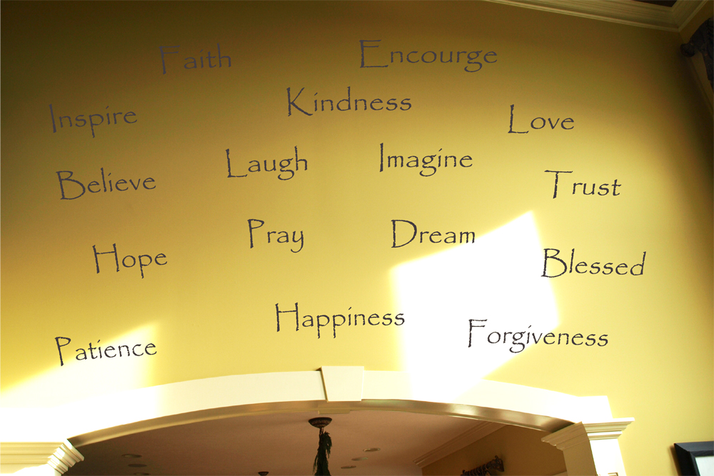 Inspiring Papyrus Words Wall Decal