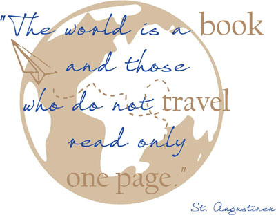 World Book Travel Wall Decal