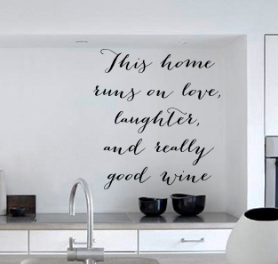 This Home Runs On... Wall Decal 