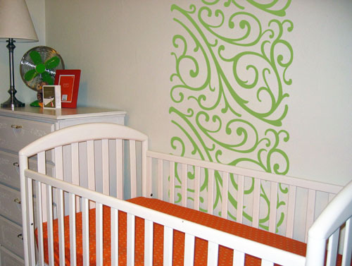 Swirls Wall Runner Decal 