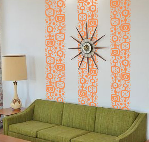 Retro Wall Runner Decal 