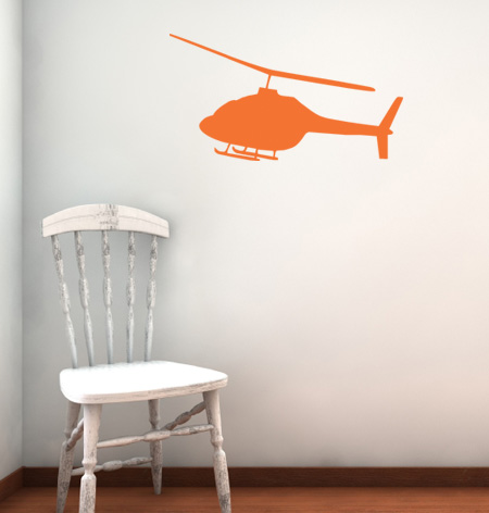 Helicopter 2 Wall Decals