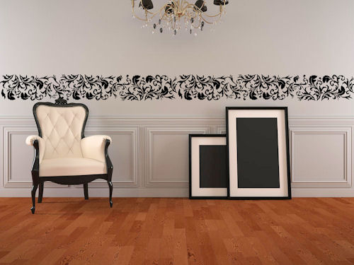 Damask Border Wall Decal