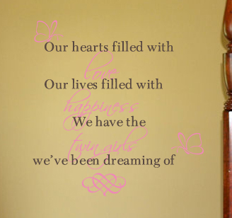 Our Hearts Wall Decals