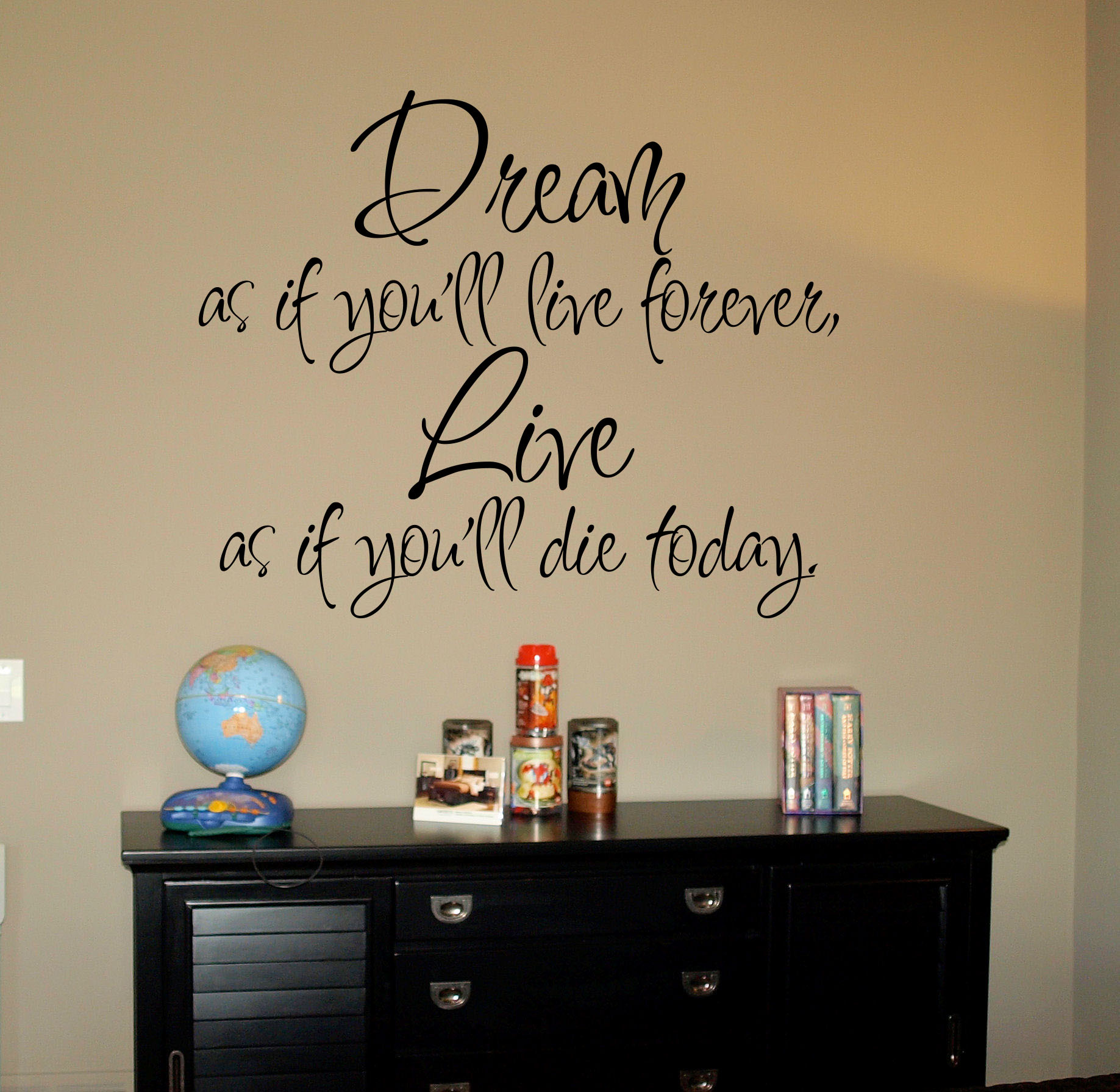 Dream Live Wall Decal