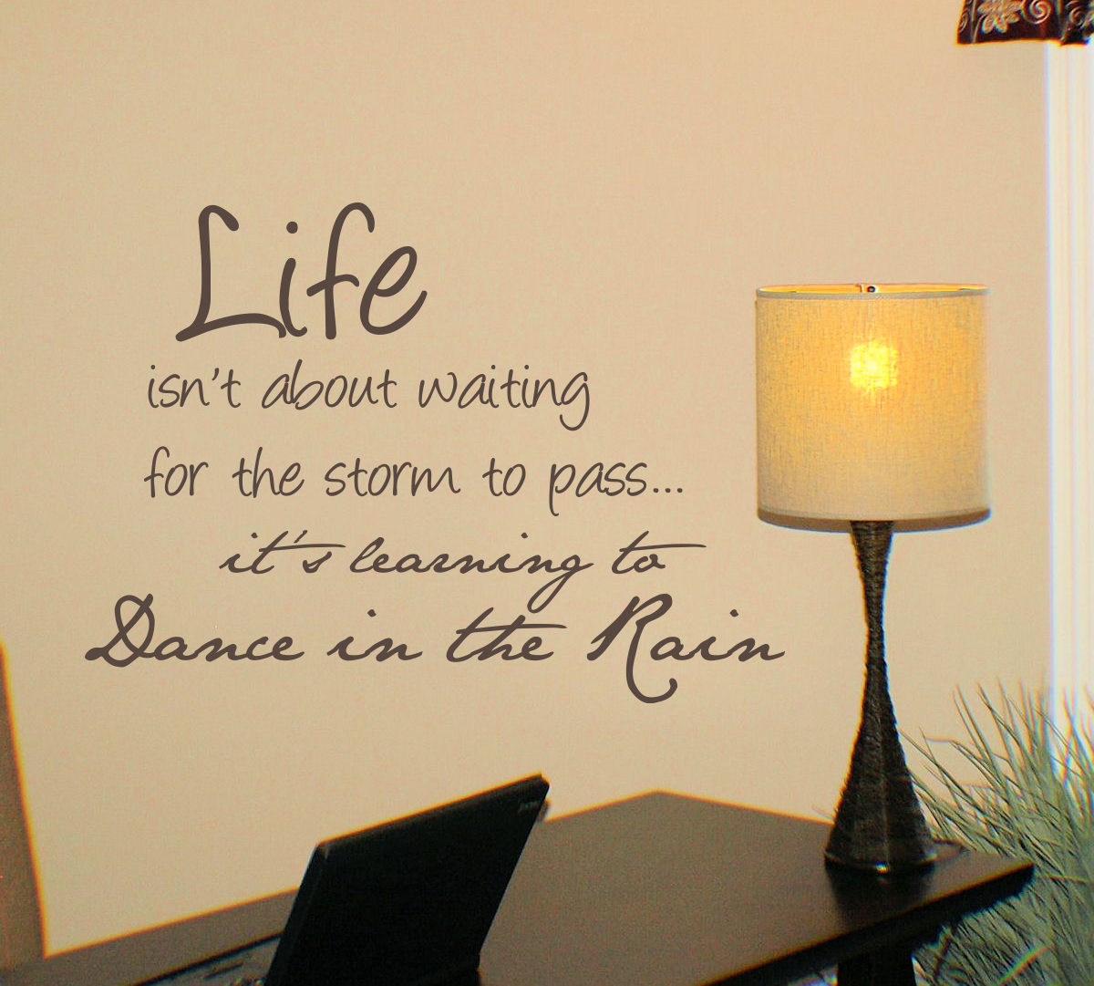 Dance In The Rain Wall Decal 