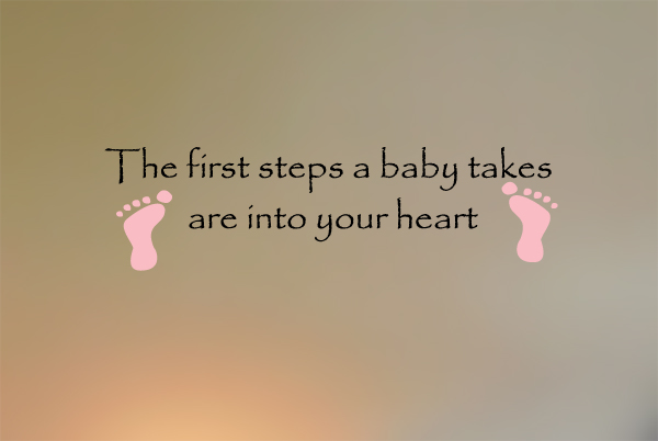 Baby Steps Wall Decal