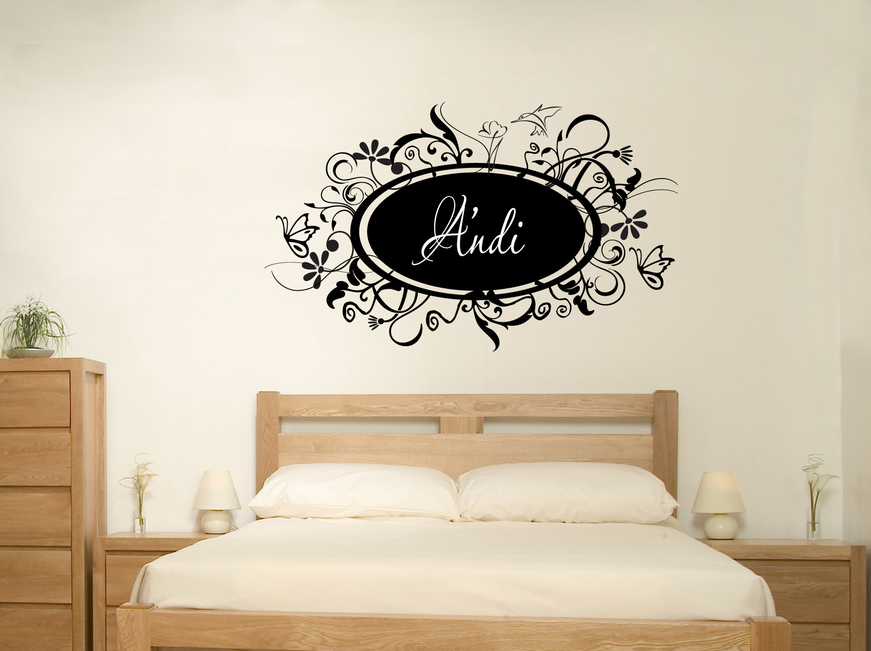 Passions Conflict Name Frame Wall Decal