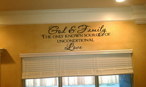 Unconditional Love Wall Decal