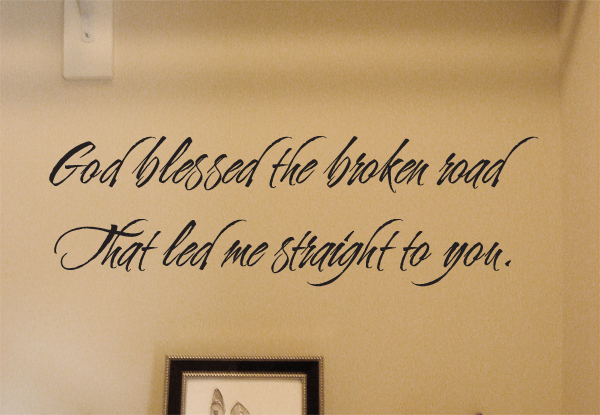 Broken Road Wall Decal