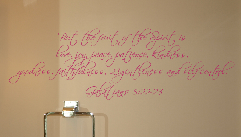 Fruit of the Spirit Wall Decal