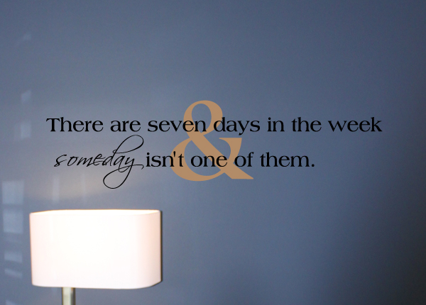 Seven Days in the Week Wall Decal