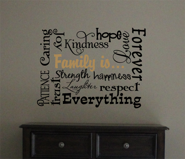 Family Is Subway Art II Wall Decal