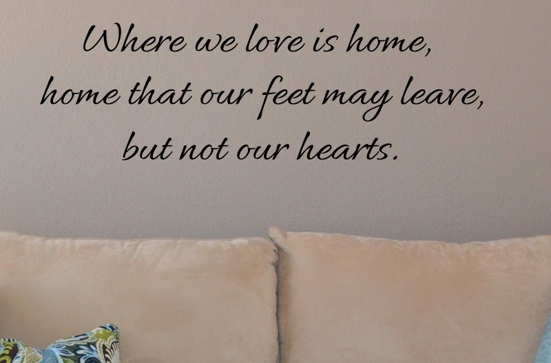 Where We Love Wall Decal  