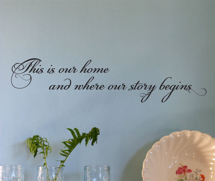 Our Story Wall Decal