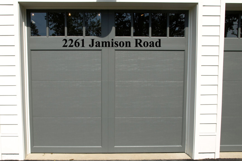 Street Address Wall Decal