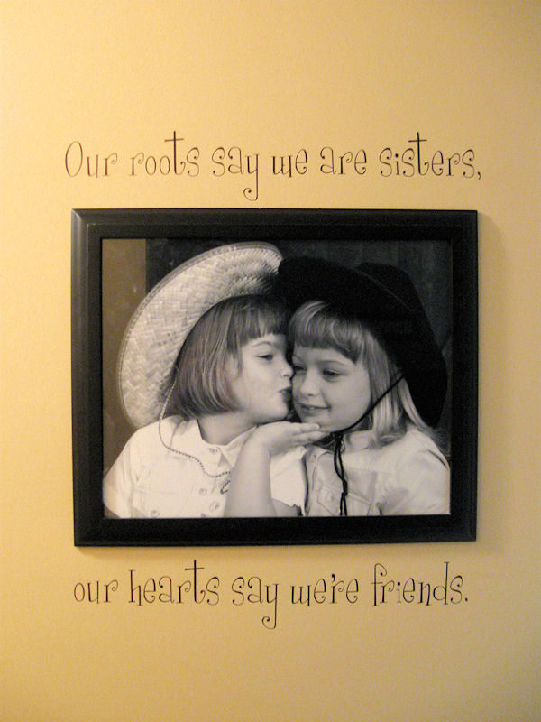 Sisters Friends Wall Decal