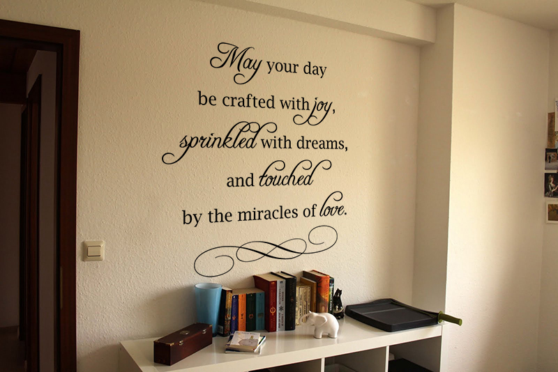 May Your Day Be Crafted Wall Decals   