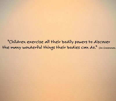 Children Exercise II Wall Decals