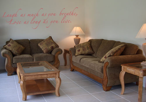 Love as Long as You Live | Wall Decal