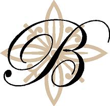 Monogram Cursive Initial Cross | Wall Decals