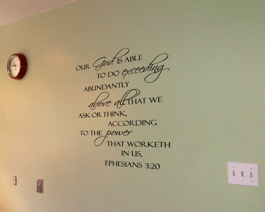 Our God Is Able Wall Decals   