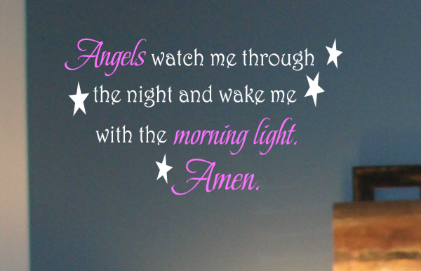 Angels Watch Wall Decal