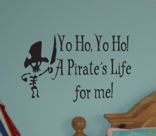 A Pirate's Life For Me Wall Decals