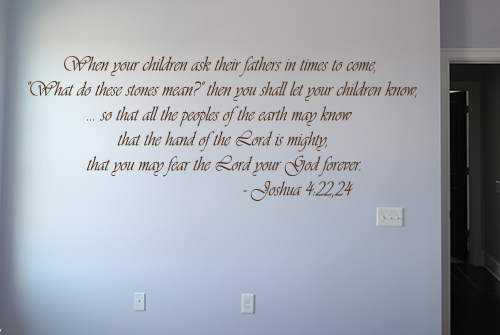 When Your Children Ask Wall Decals  