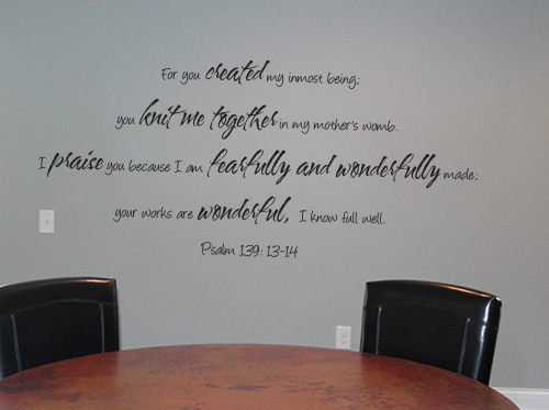 Your Works Are Wonderful Wall Decal 