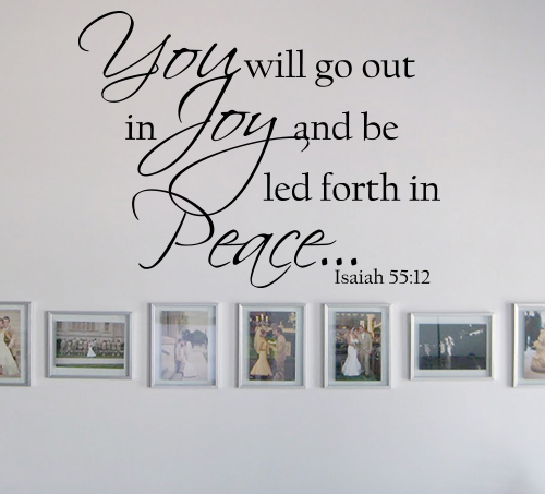 Isaiah 5512 Wall Decals   