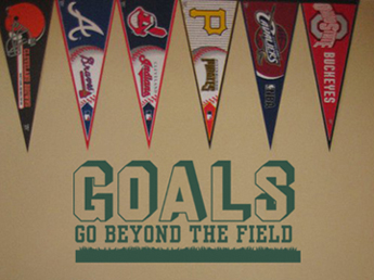 Goals Field Wall Decal