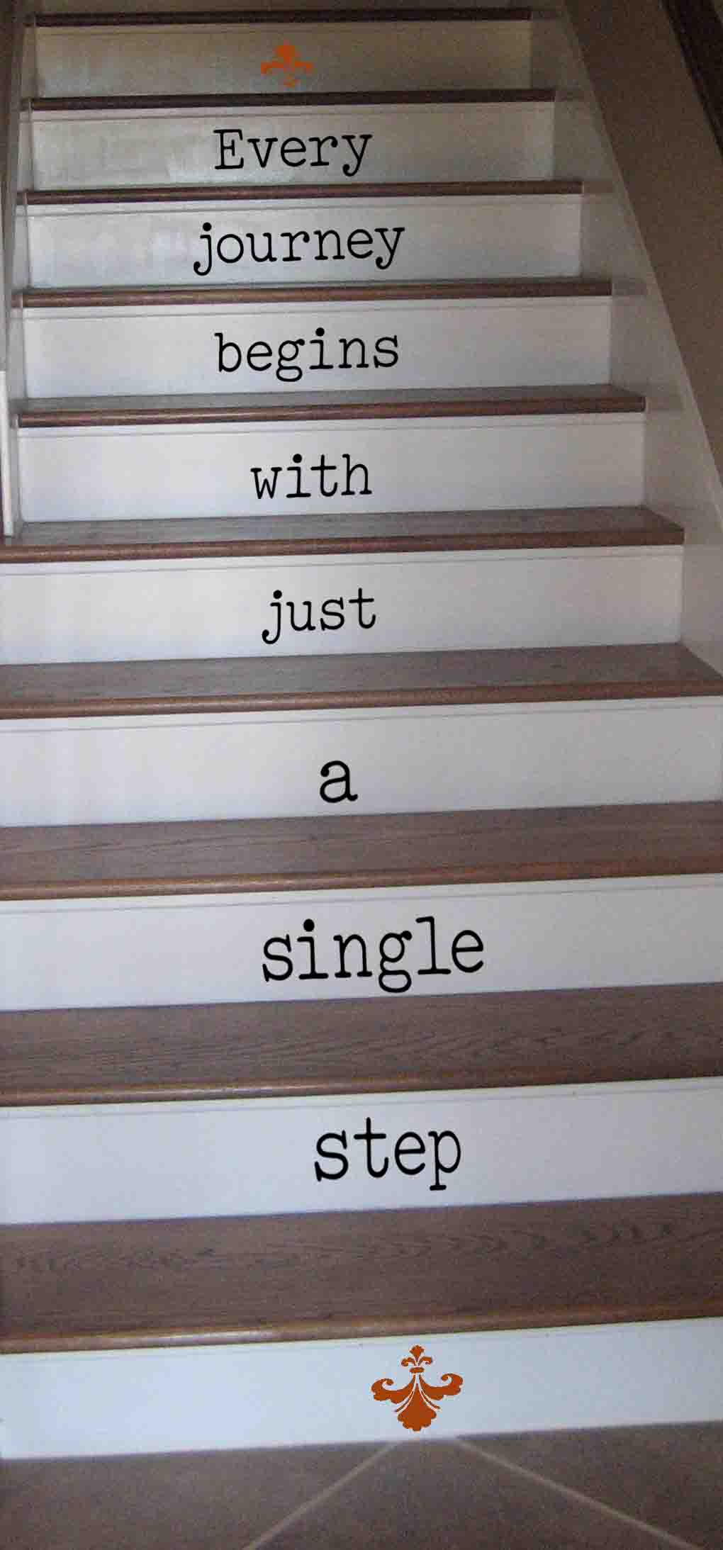 Every Journey Single Step Wall Decal 