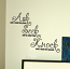 Ask, Seek, Knock Wall Decal