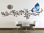 Butterfly Blossom Branch Nature Wall Decal