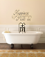 Happiness Bubble Bath Wall Decal