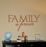 Family Is Forever Wall Decal
