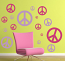 Peace Sign Pack Wall Decal
