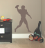 Football Player Wall Decal