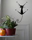 Hanging Cat Wall Decal